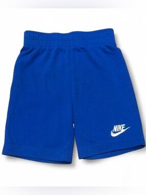 Nike French Terry Athletic Boys Blue Shorts Size M 5-6 Years